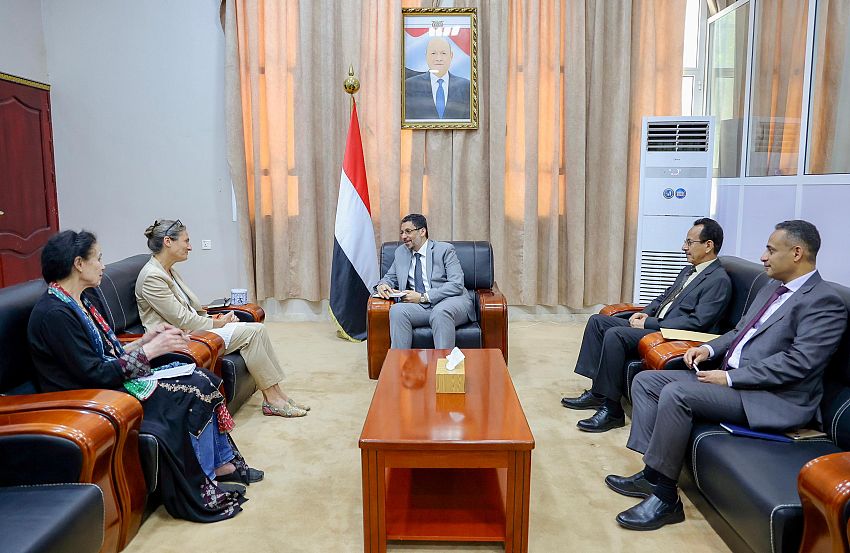 بن مبارك يستقبل في عدن سفيرة هولندا لدى اليمن