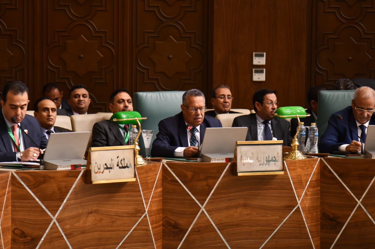 بن دغر يحيي رئيس البرلمان العربي وكل الزملاء في البرلمان العربي ويشكر جمهورية مصر العربية على على حسن الاستقبال 